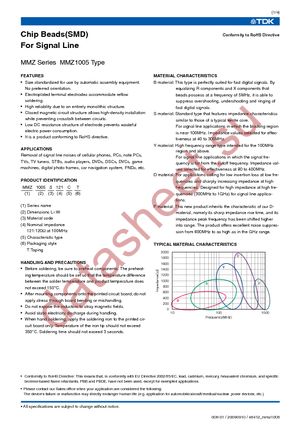 MMZ1005D100C datasheet  